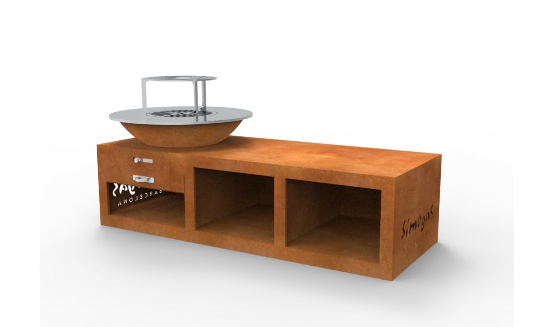 Simogas - Braciere Corten Jupiter 100 cm
