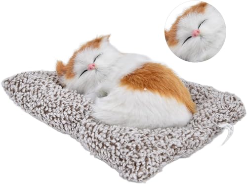 Ayush International Soft Sleeping Cat Plush Toy for Kids | Realistic Cat Sounds on Press | Cuddly Stuffed Animal Fur Toy Ayush International Soft Sleeping Cat Plush Toy for Kids | Realistic Cat Sounds on Press | Cuddly Stuffed Animal Fur Toy