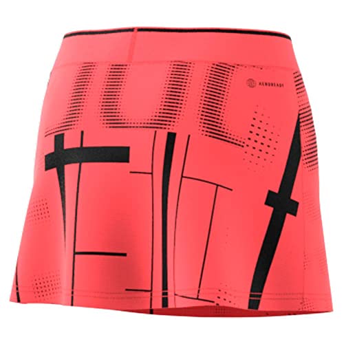 adidas Club Tennis Graphic Skirt - Semi Turbo/Black