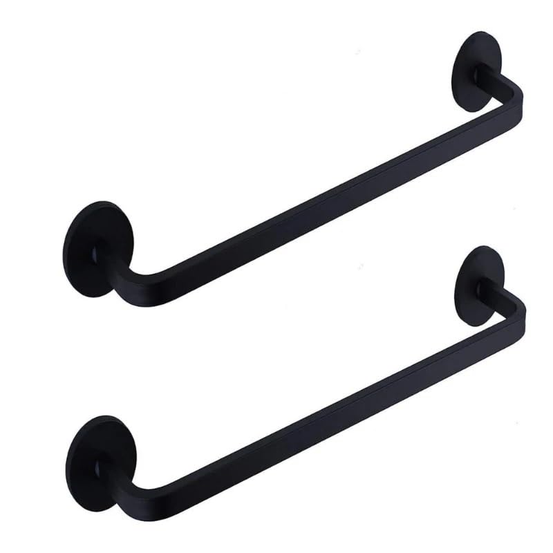 Porte-serviettes de cuisine magnétique noir lot de 2 accroche torchon aimanté frigo