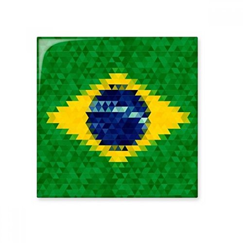 Mosaïque drapeau du Brésil en céramique pour carrelage mural cuisine - 2