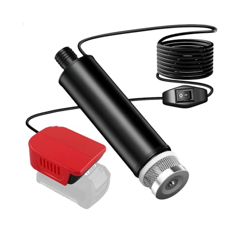 コードレス給水ポンプ・最大流量635ガロン/時 | 18Vバッテリー対応・アダプター付 | 小型水中ポンプ・静音設計・自動保護機能搭載 | プール/地下室/庭灌漑/車洗浄対応 (for 48-11-1862)