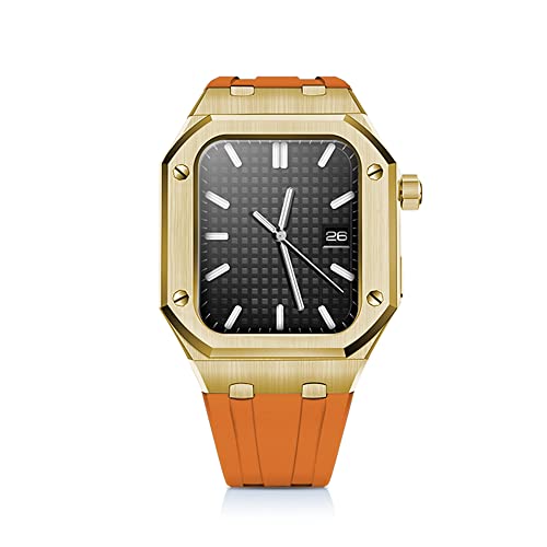 Kit de modification de luxe 44 mm pour Apple Watch en métal