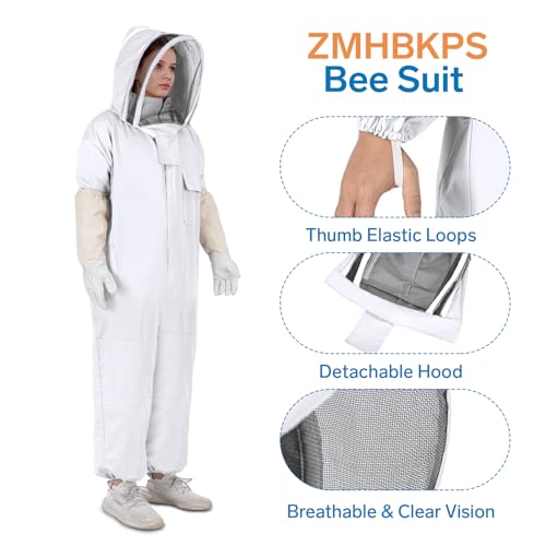 Zmhbkps ZMH321 Bee Suit For Men Women,Beekeeper Suit thumb #1
