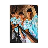 Dobre Music Brothers Throw Blanket for Bed Super Soft Cozy Fuzzy Microfiber Flannel Blanket for All Season Decor Gift 50'x40'