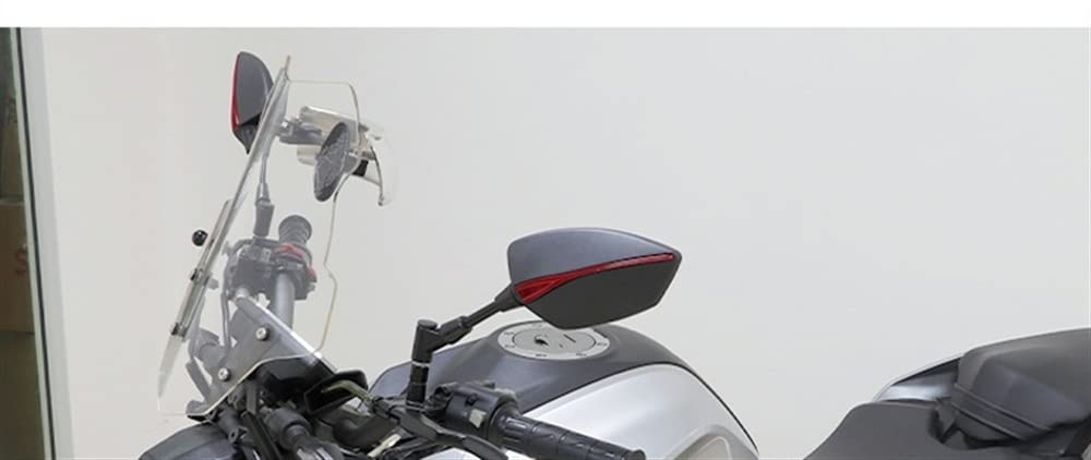 Motorrad-Seitenrückspiegel Für Ka-wasaki Z900 Z900Rs Z 900 900Rs Motorrad Rückspiegel Roller E-Bike Rückspiegel Rückseite Spiegel 8mm 10mm (Color : Z900RS Gold)