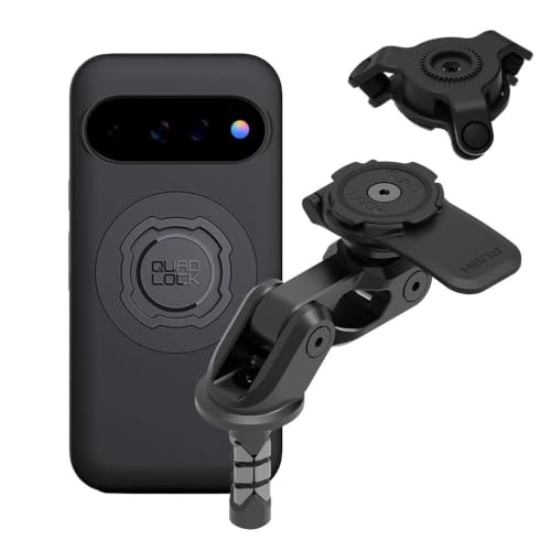Image of Quad Lock Motorcycle Fork Stem Mount PRO Kit with Vibration Dampener and MAG Phone Case for Pixel 11