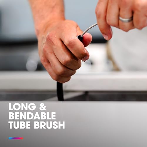 Kit de Nettoyage HydraPak Gear Cleaning - Ensemble constitué d’Une Brosse et d’Un goupillon - sans BPA ni PVC - Nettoie Les réservoirs d'hydratation et Les Poches à Eau, Les contenants d'eau – Image 4