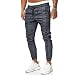 JiaMeng Pantalones Chino Slim Fit Casual para Hombre Pantalones Deportivos Largos e...