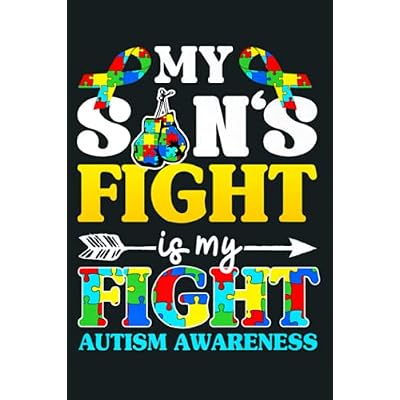 Autism Warrior Fighting For My Son Parent Of Autistic Kid Premium: Notebook Planner - 6x9 inch Daily Planner Journal, To Do List Notebook, Daily Organizer, 114 Pages