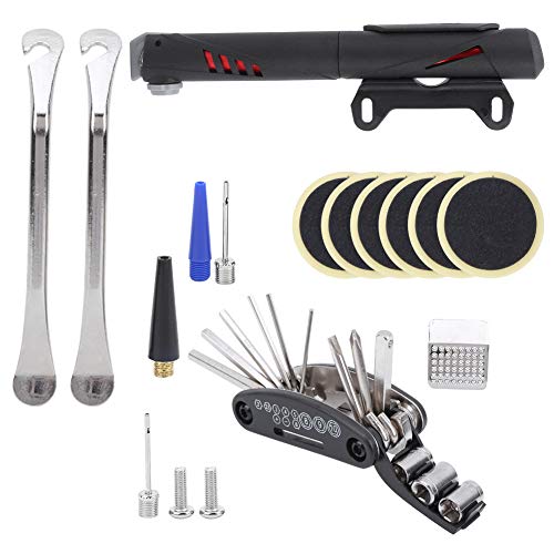 Bomba de bicicleta, ferramenta de reparo de bicicleta de 20,5 cm, para argolas de natação Voleibol F