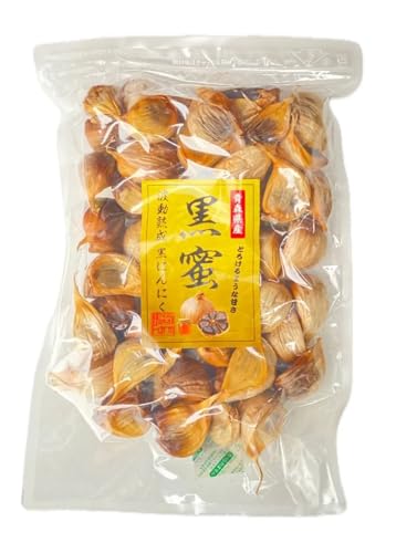 波動熟成黒にんにく 黒蜜 とろけるような甘さ バラ 500グラム 最高級品種 青森県産福地ホワイト六片 ニンニク 駒Farm(駒ファーム)