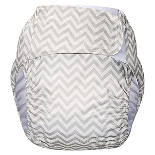 Newmind Fralda de tecido ajustável para adultos, casaco de TPU reutilizável, tamanho grande, imperme