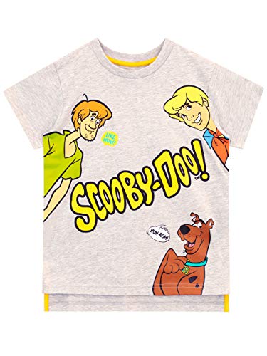 Scooby Doo Camiseta de Manga Corta para niños Gris 4-5 Años