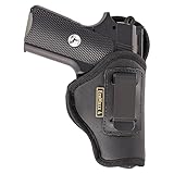 Maxx Carry IWB Gun Holster Conceal Carry, Soft Leatherette Material, Suede Interior, Fits All 1911 3', Kimber Ultra Carry II, Bersa Thunder .380, Colt 3 inch Defender. Right Hand