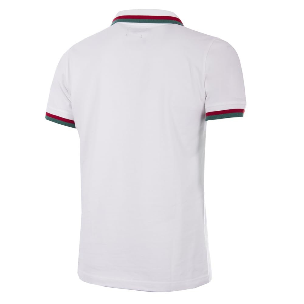 Copa Portugal 1972 Away Retro Football Shirt Camiseta Retro con Cuello de fútbol. Hombre