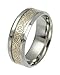 Tanyoyo Celtic Dragon Rings For Men Women Stainless Steel Luminous Glow Glow Wedding Band Silver Golden Jewelry (6)