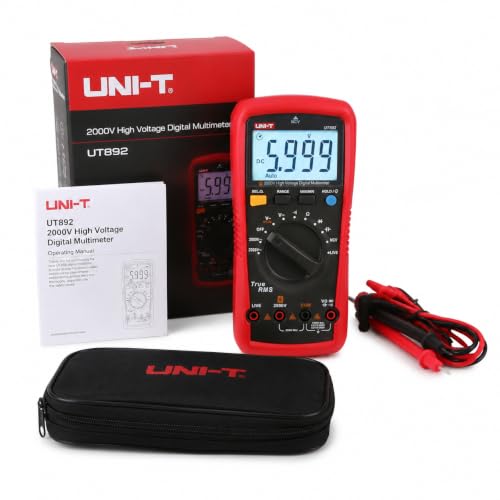 Image of UNI-T UT892 2000V AC /DC High Voltage Digital Multimeter Features VFC Mode Built-in NCV 6000 Counts True RMS By Skyking