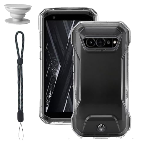 ���Z�� TORQUE G07 �p �P�[�X �N���A TPU �ϏՌ� �ی�J�o�[ �X�}�[�g�t�H���P�[�X SpinoArmor ���������x ���ς��ɂ��� �w��h�~ �Ռ� �z�� �C�菝�h�~ �ϏՌ� �������� �g�уX�g���b�v �����i�����h�~�X�g���b�v�{�܂肽���ݎ��X