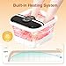 Pedicure Foot Spa with Bubble and Heat,Collapsible Foot Soaking Tub with Remote Control,Pedicure Tools for Feet,Foot Bath Soak Tub Gifts for Mens/Women,Mom/Dad