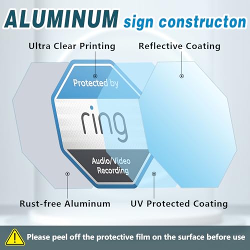 1 Yard Sign compatible with Home Security System,Security Yard Sign with with Stake (STAKE INCLUDED) - Image 3