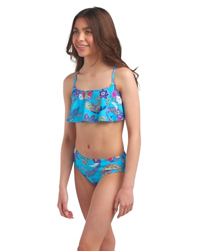 Image of Kanu Surf Girls Cindy Flounce Bikini Beach Sport 2 Piece Swimsuit