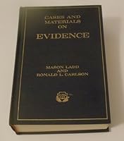 Cases and materials on evidence B0006W5DWW Book Cover