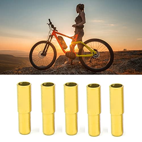 QIMIT Tubo de cabo de freio, tampas de cabo de freio portáteis de alta rigidez de liga de alumínio r