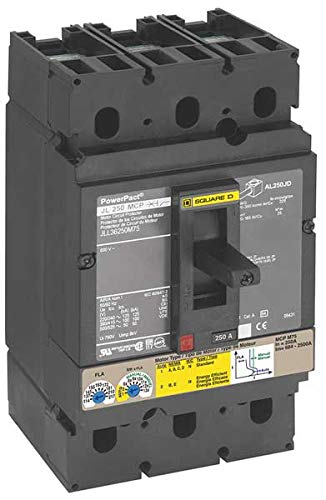 SQUARE D BY SCHNEIDER ELECTRIC JJL36250M75 MOTOR CIRCUIT PROTECTOR