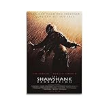 The Shawshank Redemption Classic Movie Canvas Vintage Poster Room Aesthetics Decorative Painting Canvas Art Print Modern Home Bedroom Decoration12x18inch(30x45cm) Unframe-style