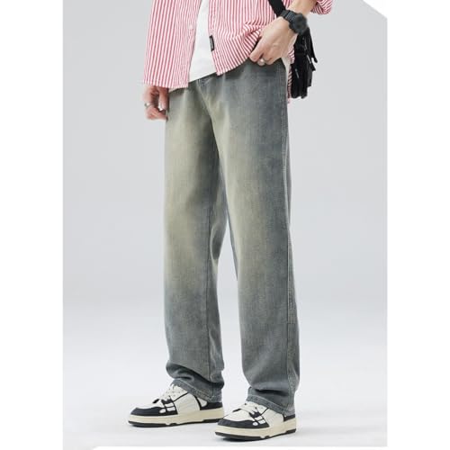 Jeans Spring Loose Straight Leg Pants Wide Leg Pants Casual Pants3
