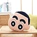 PBCX Geschenk für Kinder Lustiger Wachsmalstift Shin Chan Niedliche Plüschpuppe Kissen Kissen Neuheit Kinder Stofftier 45CM 3