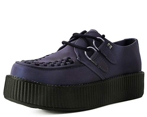 T.U.K. Shoes V9663 Unisex-Adult Creepers, Midnight Chameleon Viva Mondo Creeper