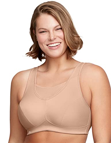 Glamorise Womens No-Bounce Camisole Wirefree #1066 Sports Bra, Café, 40Dd Us #TOP7