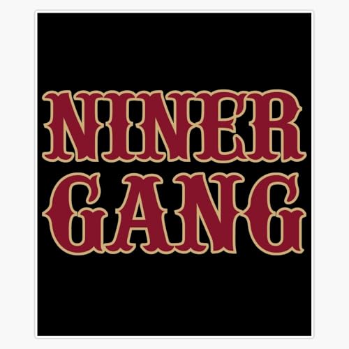 Niner Gang Sticker Decal Car Window Water Bottle 5"