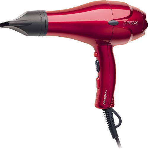 Sinelco France Originele Dreox haardroger, metaal, 2000 W, rood
