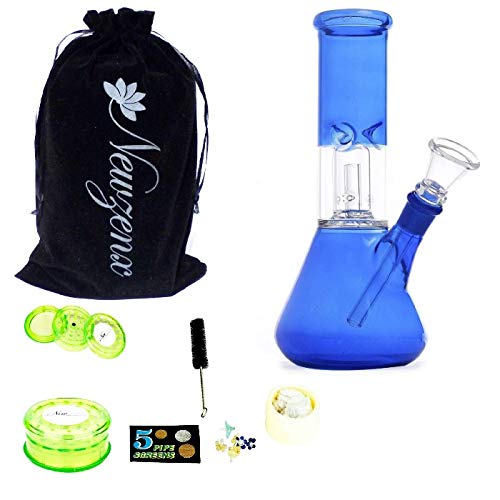 Buy Newzenx Bong Glass Percolator Ice Bong 8 Inches (8 cm x 8 cm x 20