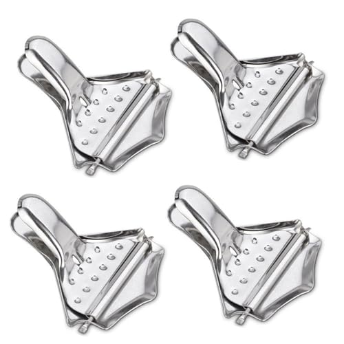 Zitronenschnitzelpresse,4 PCS Handbuch Entsafter Kleine Zitruspresse Handheld Zitronenpresse aus...