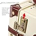 Apelila 2 Piece Luggage Set with Nesting Design, Expandable Vintage Suitcase with Silent Spinner Wheels, Zipperless TSA Lock & Faux Leather, Lightweight Carry On Set for Men and Women