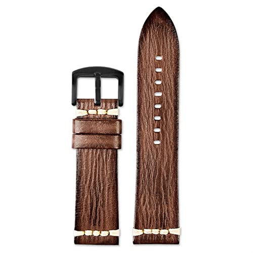 Bracelet de montre en cuir véritable vintage 24mm pour Casio PRG-600YB PRG-650