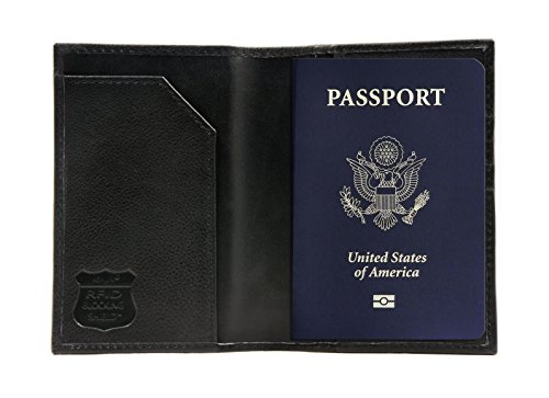 Ashlin Rfid Blocking Genuine Leather Passport Wallet | 4 Card Pockets #TOP4