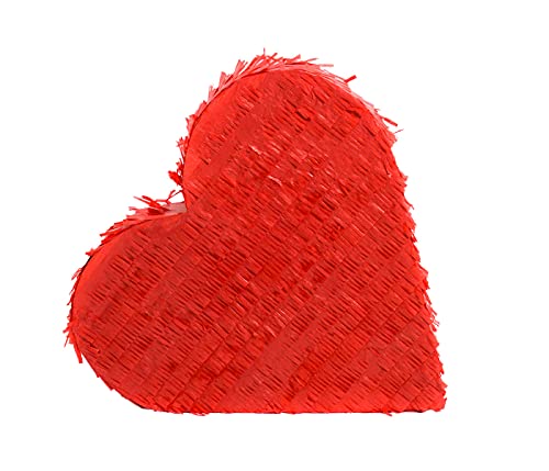 Piñata Roja en Forma de Corazón para Rellenar para Adultos o Niño...