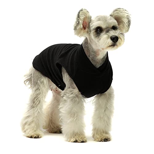 Fitwarm 2-Pack Dog Vest Sweater, Dog Clothes For Small Dogs Girl Boy, Pet Fleece Winter Clothes, Cat Apparel, Black, Orange, Xx-Large #TOP6