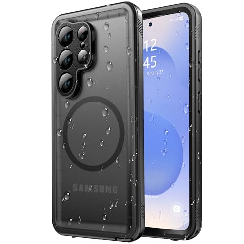 Protection intégrale Samsung S26 Ultra magnétique noire haut de gamme étanche et robuste