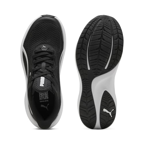 PUMA Unisex Kinder Skyrocket Lite 2 Jr Sneaker, Puma Schwarz Puma Weiß Puma Silber, 6 UK EU