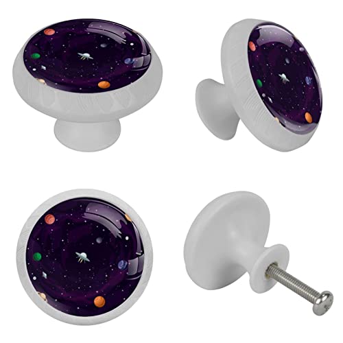 Poignées de tiroir de 3,5 cm Cosmos vert fluorescent pour commode