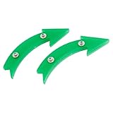 Qtqgoitem 2pcs Green Plastic BMX Bike Arrow Shape Decor Spoke Wheel Reflector (Model: 048 fe8 404 307 ACD)