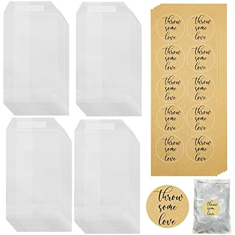 Leikedun Wedding Confetti Bags Kit Cover