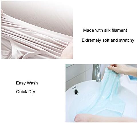 SilRiver Women's 100% Silk Panty Briefs Travel Hipster Bikini Underwear (2pcs Pack) Breathable Underpants - Image 5