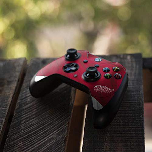 Skinit Decal Gaming Skin Compatible with Xbox One Elite Controller - Officially Licensed NHL Detroit Red Wings Home Jersey Design